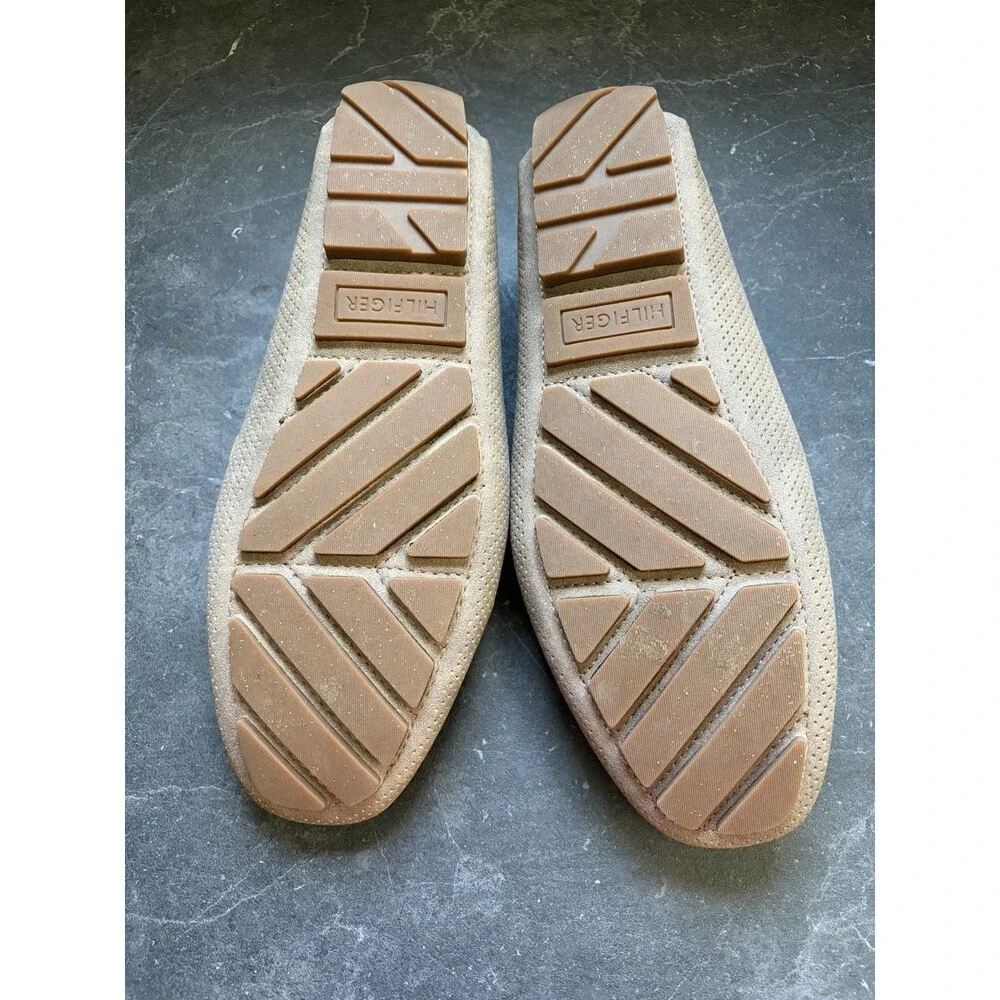 Tommy Hilfiger Aaron Mens 10 M Driving Shoes Brown Moc Toe Slip On Casual Loafer